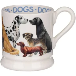 Dogs All Over Half Pint Mug><noscript><img width=