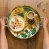 Flowers Large Handle Tray>Emma Bridgewater Discount