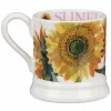 Flowers Sunflower Half Pint Mug>Emma Bridgewater Clearance