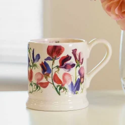 Flowers Sweet Pea Multi Half Pint Mug>Emma Bridgewater Best