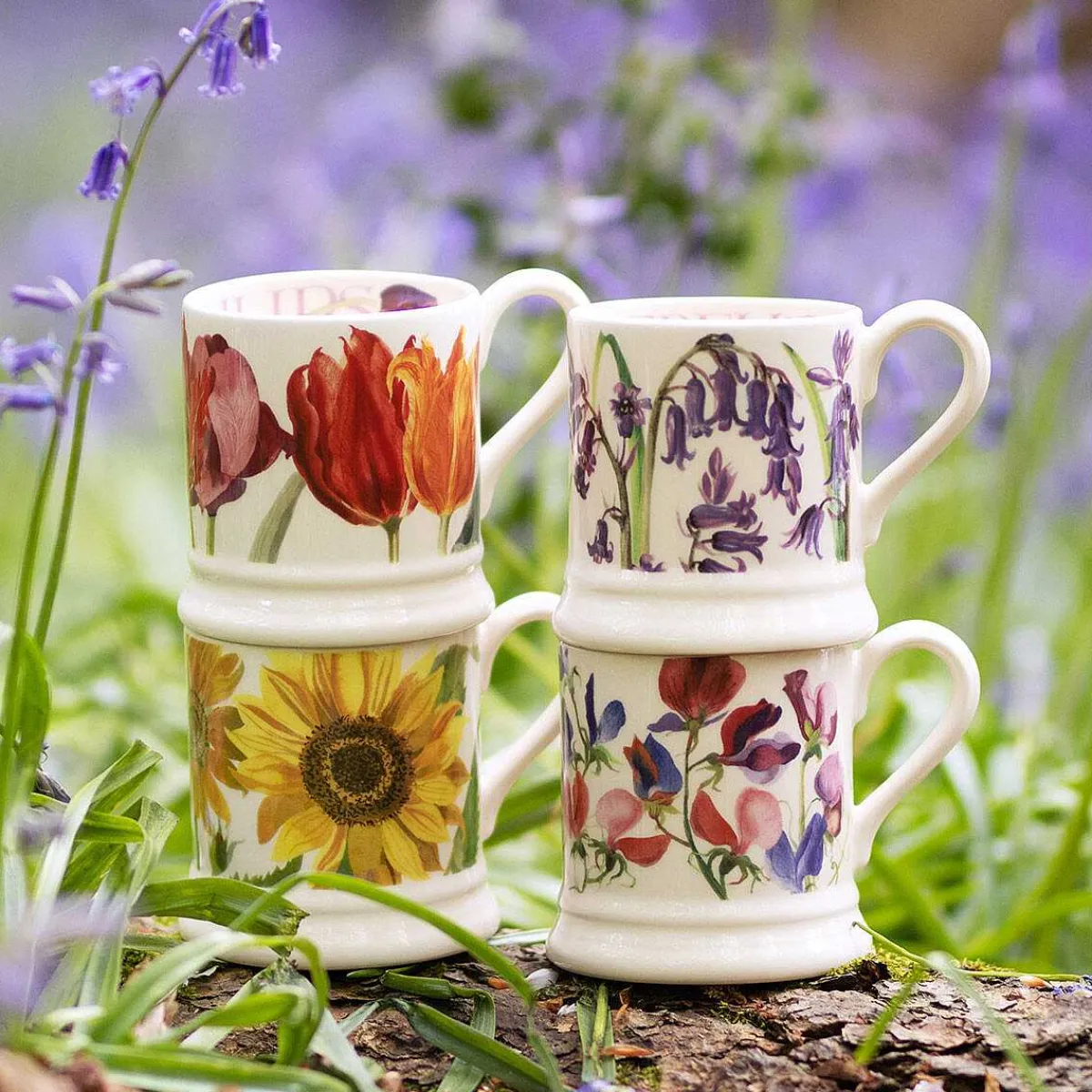 Flowers Sweet Pea Multi Half Pint Mug>Emma Bridgewater Best