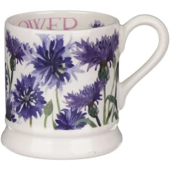 Flowers Cornflower Half Pint Mug><noscript><img width=