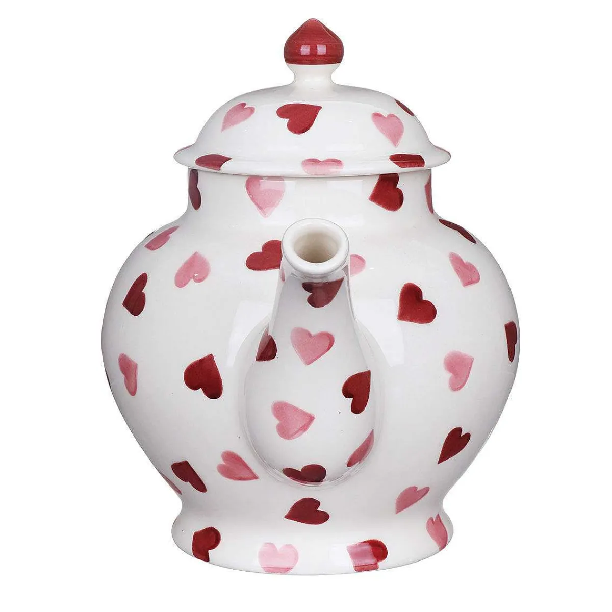 Pink Hearts 4 Mug Teapot In Gift Box>Emma Bridgewater Clearance