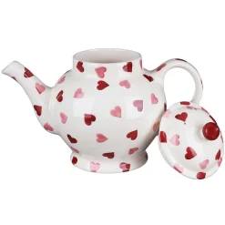 Pink Hearts 4 Mug Teapot In Gift Box>Emma Bridgewater Clearance