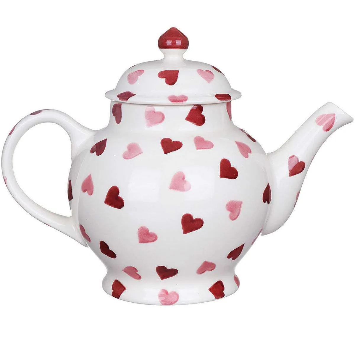 Pink Hearts 4 Mug Teapot In Gift Box>Emma Bridgewater Clearance
