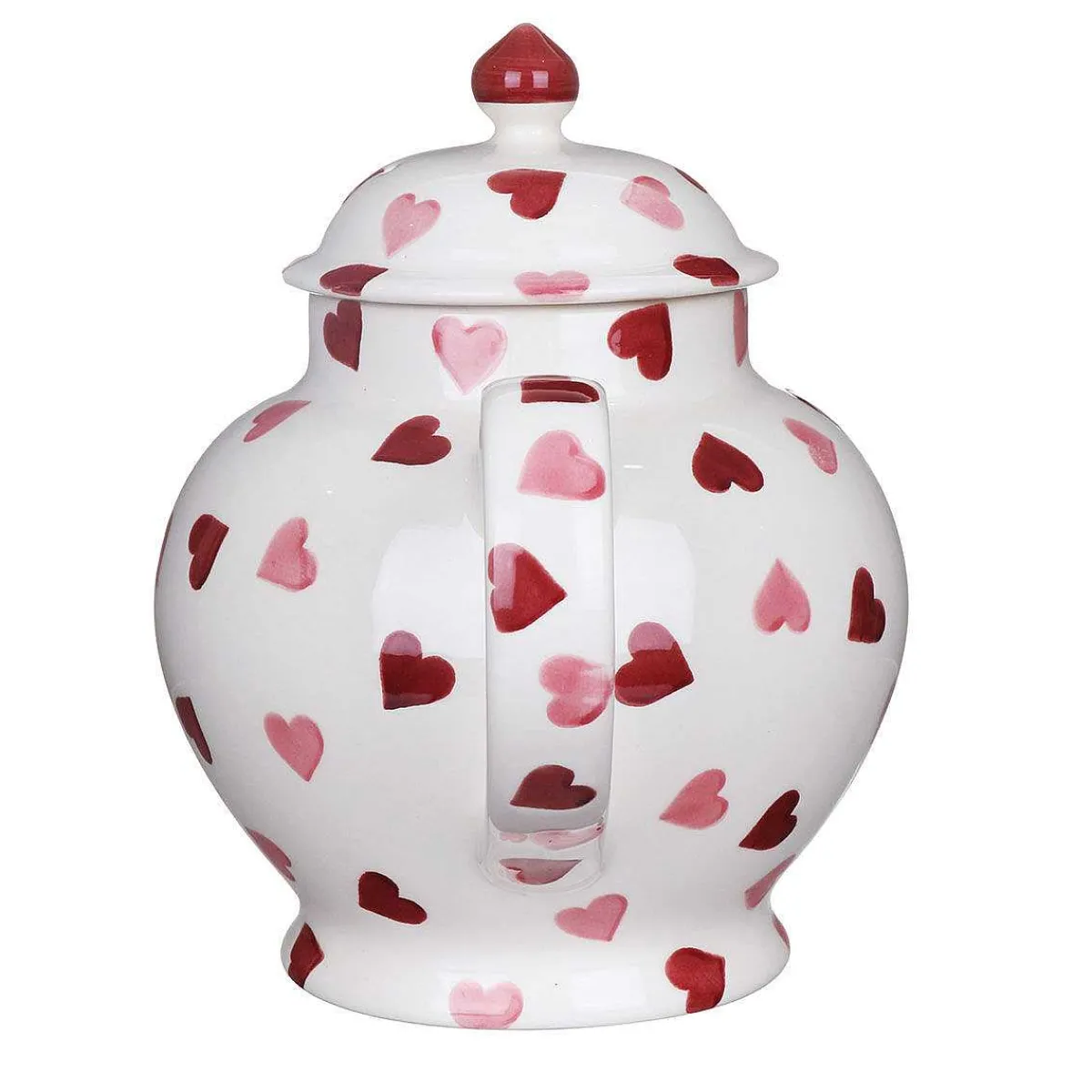 Pink Hearts 4 Mug Teapot In Gift Box>Emma Bridgewater Clearance