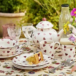 Pink Hearts 4 Mug Teapot In Gift Box><noscript><img width=