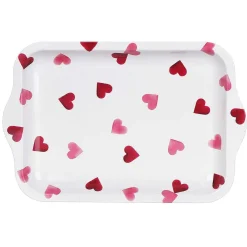 Pink Hearts Small Tray>Emma Bridgewater Sale