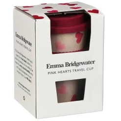 Pink Hearts Rice Husk Travel Cup><noscript><img width=