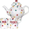 Polka Dot Teapot / Mr & Mrs Mugs Set>Emma Bridgewater Fashion