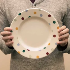 Polka Dot 10 1/2 Inch Plate>Emma Bridgewater Shop