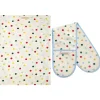 Polka Dot Double Oven Glove And Tea Towel Set>Emma Bridgewater Best