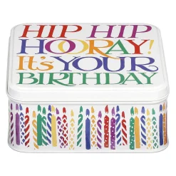Rainbow Toast 'Birthday' Medium Square Tin>Emma Bridgewater Cheap