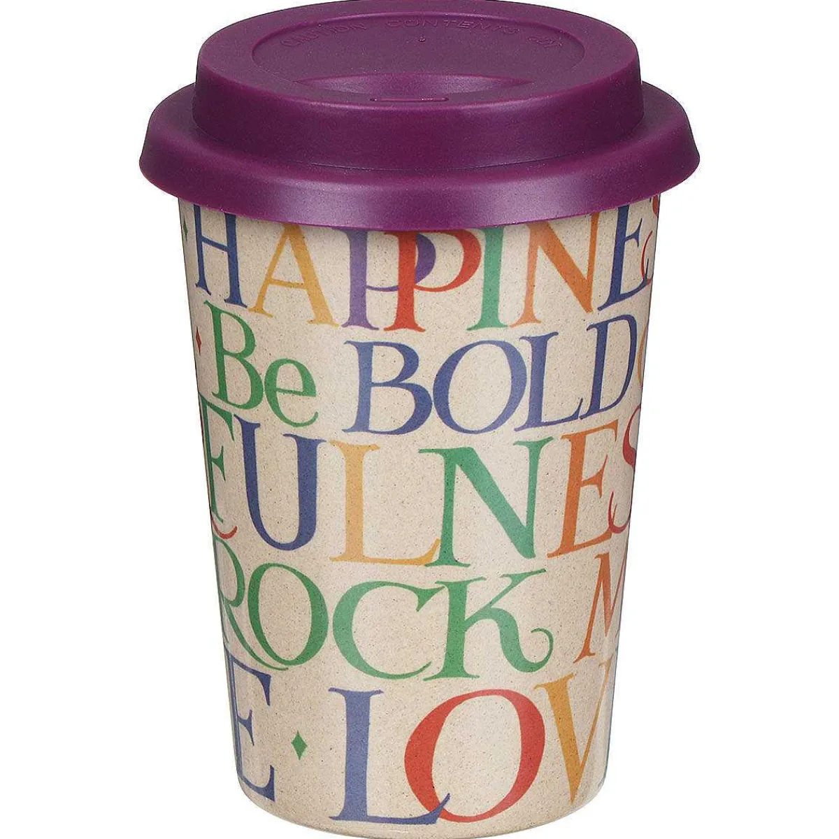 Rainbow Toast Rice Husk Travel Cup>Emma Bridgewater Best