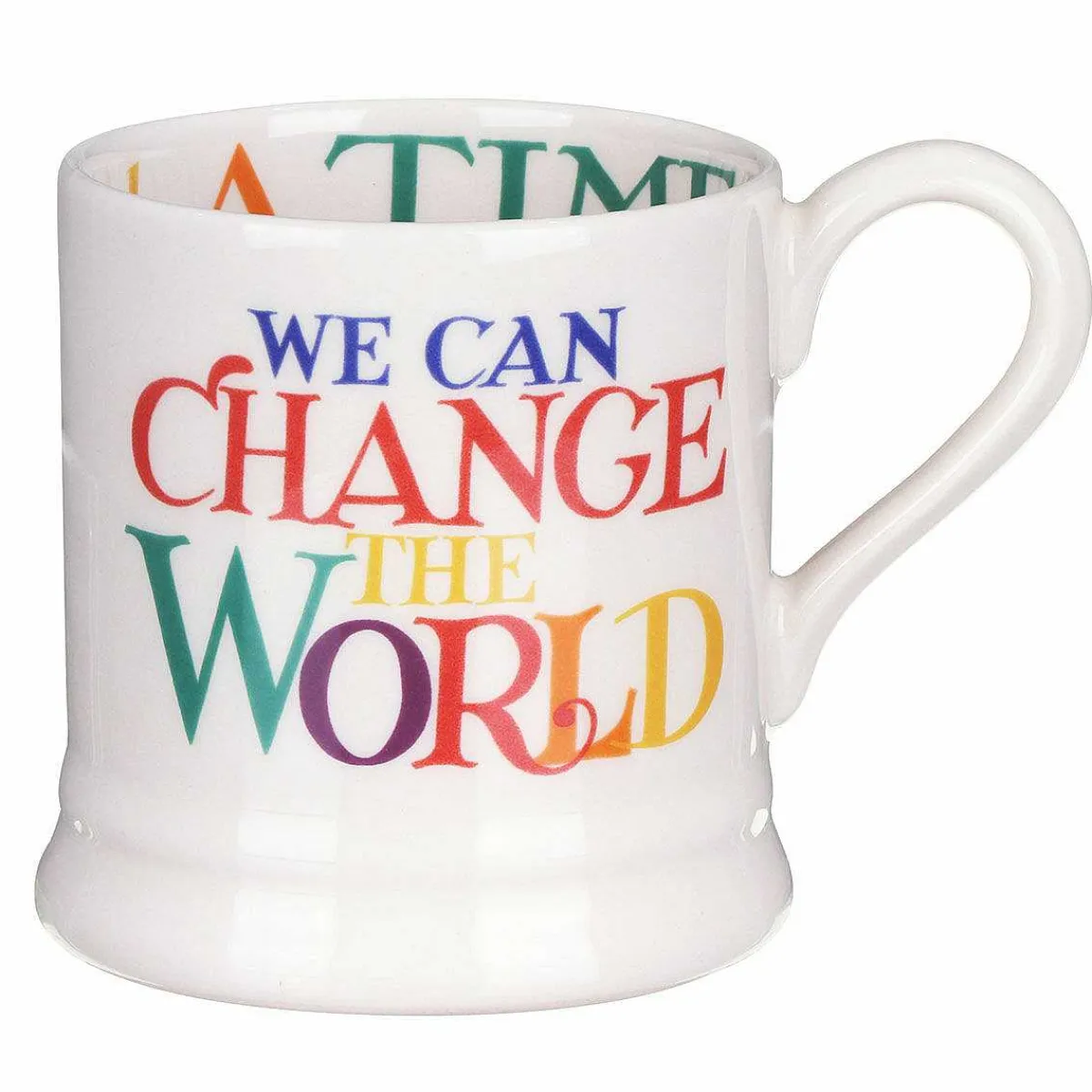 Rainbow Toast Change The World Half Pint Mug>Emma Bridgewater Best
