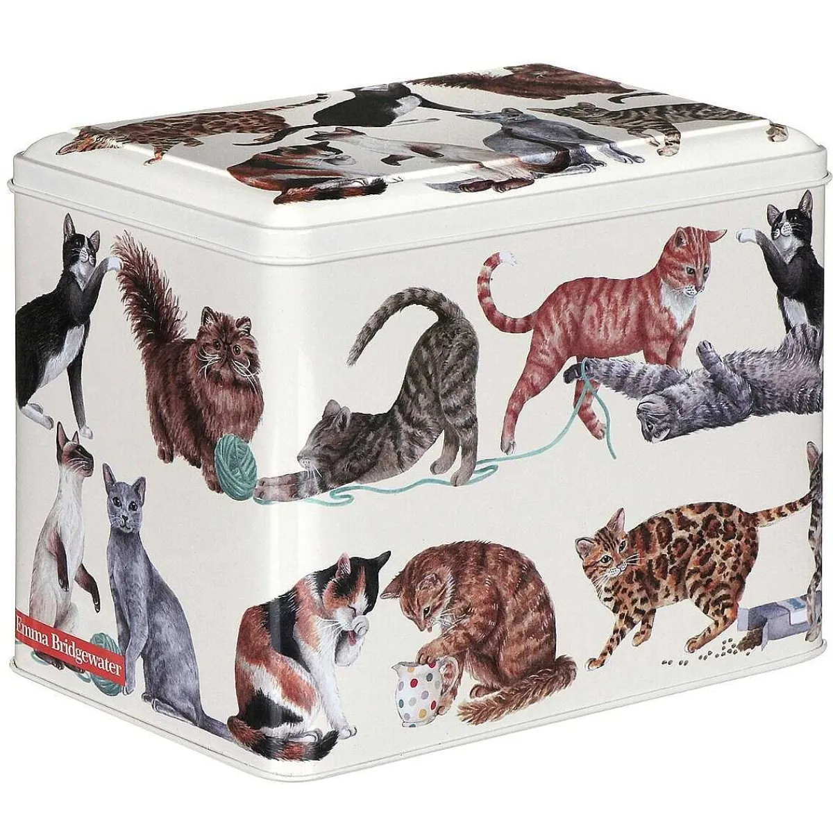 Rectangular Cat Treat Tin>Emma Bridgewater Sale