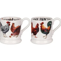 Rise & Shine Set Of 2 Half Pint Mugs Boxed><noscript><img width=