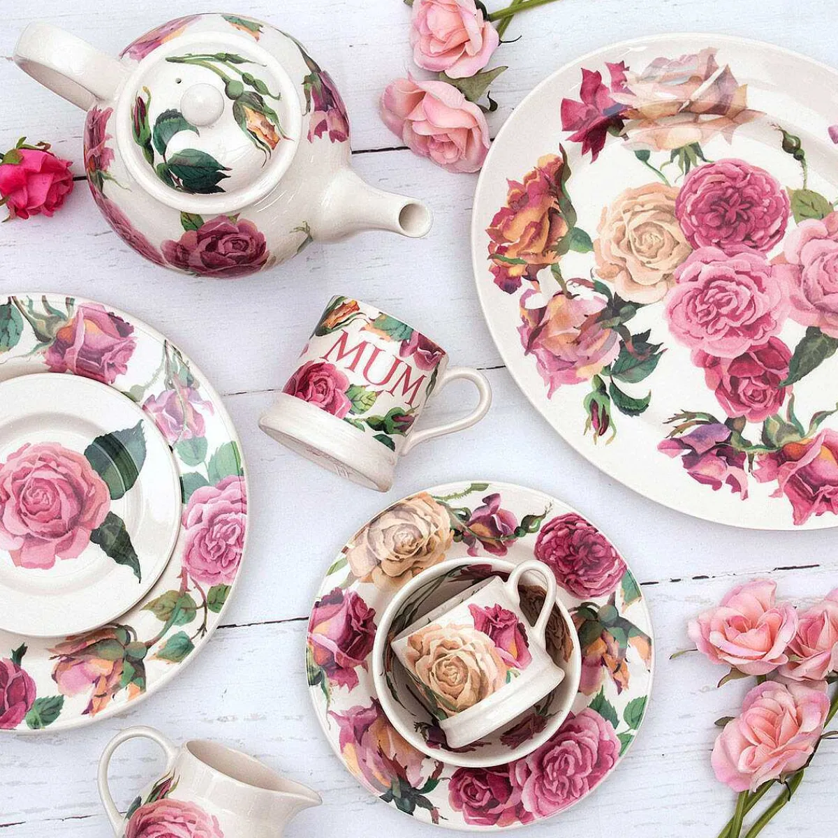 Roses 4 Mug Teapot>Emma Bridgewater Outlet