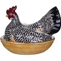 Silver Hen On Nest Boxed><noscript><img width=