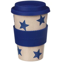 Sky Blue Stars Rice Husk Travel Cup><noscript><img width=