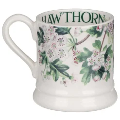 Trees Hawthorn Flowers Half Pint Mug><noscript><img width=