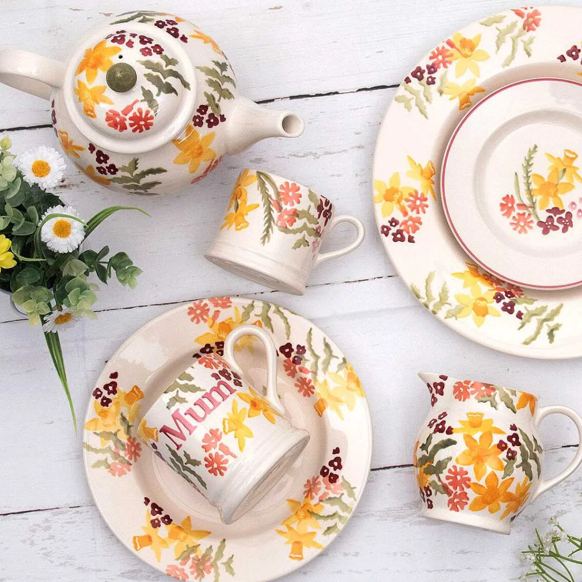Wild Daffodils 8 1/2 Inch Plate>Emma Bridgewater Online