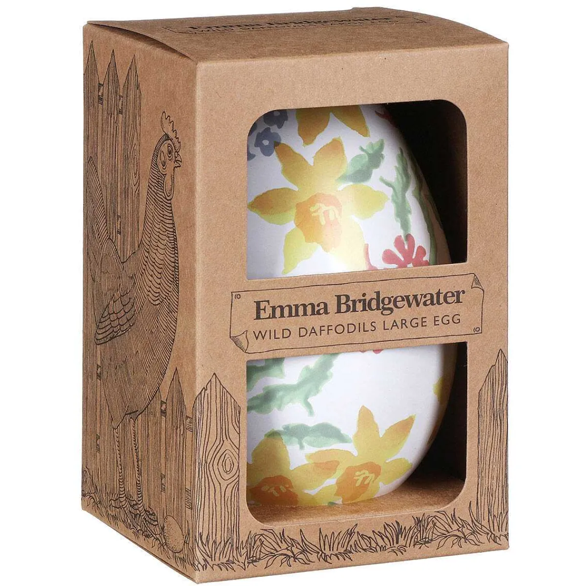Wild Daffodils Boxed Large Egg-Shaped Tin>Emma Bridgewater Online