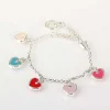 Girls Heart Charm Bracelet>Equilibrium Fashion
