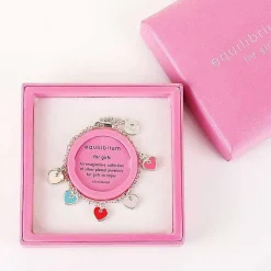 Girls Heart Charm Bracelet><noscript><img width=