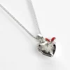 Girls Silver Plated Butterfly Heart-Shaped Locket>Equilibrium Flash Sale