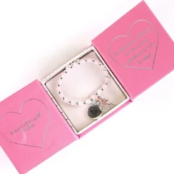 Girls Silver Plated Pink Mystical Bead Bracelet>Equilibrium Sale