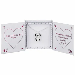 Girls Silver Plated Cute Dog Necklace>Equilibrium Best