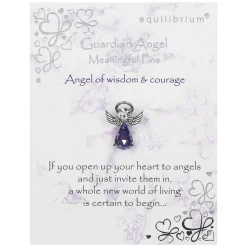 Guardian Angel Of Wisdom & Courage Pin Brooch>Equilibrium Shop