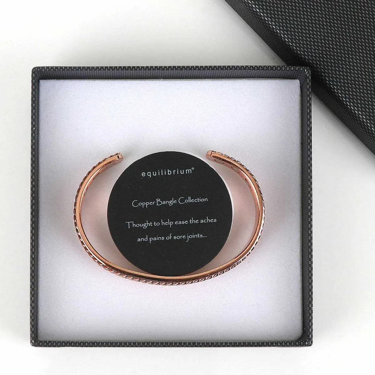 Men's 3 Rope Copper Bangle>Equilibrium Clearance