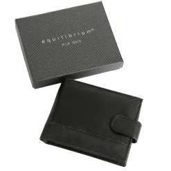 Men's Rfid Wallet Black & Grey>Equilibrium Outlet