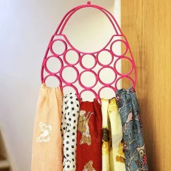 Pink Handbag Scarf Holder>Equilibrium Hot
