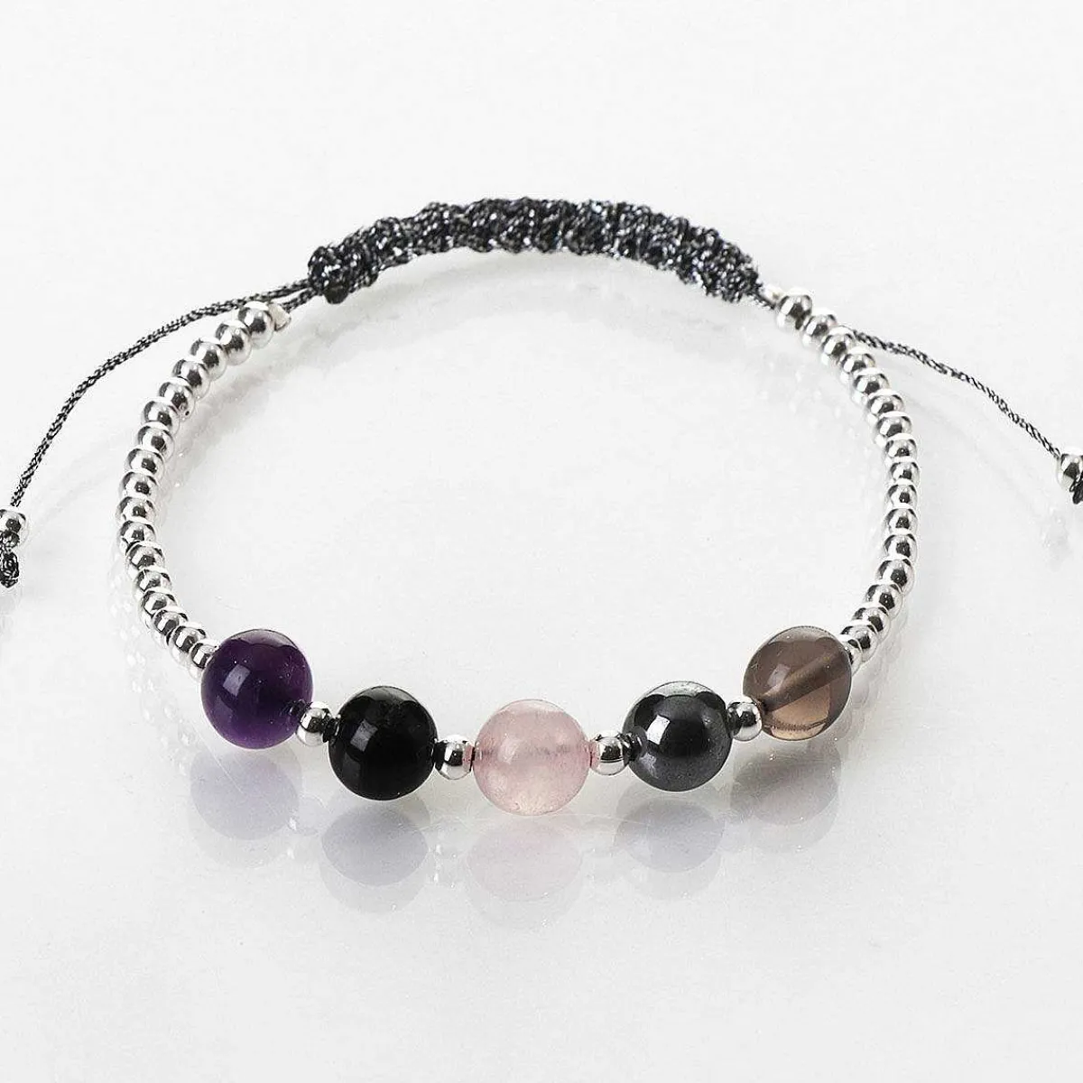 Protection Woven Gem Stone Bracelet>Equilibrium Hot