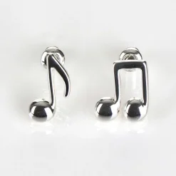 Silver Plated Music Collection Odd Notes Earrings>Equilibrium Fashion