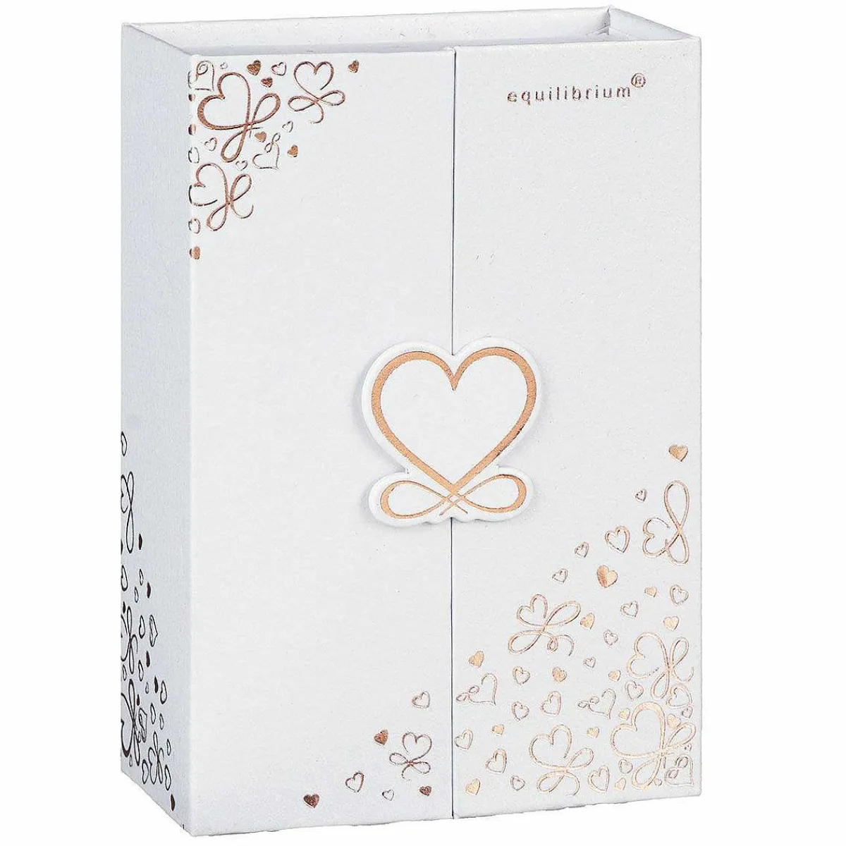 Silver Plated Rings Hearts 3 Stacking Rings Gift Set>Equilibrium Store