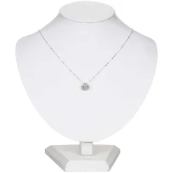 Silver Plated Rope Knot Necklace><noscript><img width=