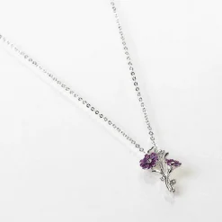 Silver Plated Gerbera Daisy Necklace>Equilibrium Fashion