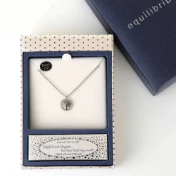 Tree Of Life White Gold Plated Necklace><noscript><img width=