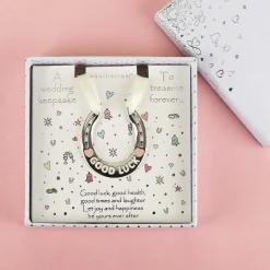 Wedding 'Good Luck' Horseshoe Keepsake>Equilibrium Shop