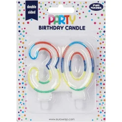 30Th Birthday Candle>Eurowrap Shop
