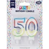 50Th Birthday Candle>Eurowrap Fashion
