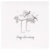 Champagne & Birds Luxury Anniversary Card>Five Dollar Shake Cheap