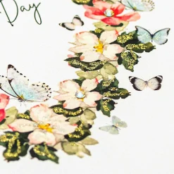 Floral Heart Luxury Wedding Day Card>Five Dollar Shake Flash Sale