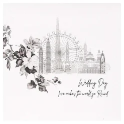 Love Makes The World Go Around London Luxury Wedding Card>Five Dollar Shake Outlet