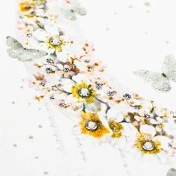 Mimosa Moon Luxury Silver Wedding Anniversary Card><noscript><img width=