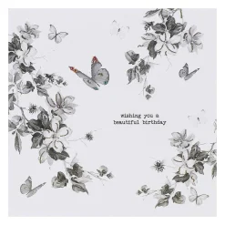 The Midnight Garden Butterflies Luxury Birthday Card>Five Dollar Shake Sale